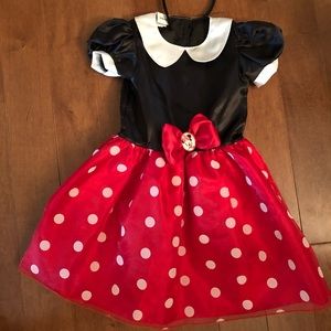 Disney Minnie Mouse Costume with headband.
